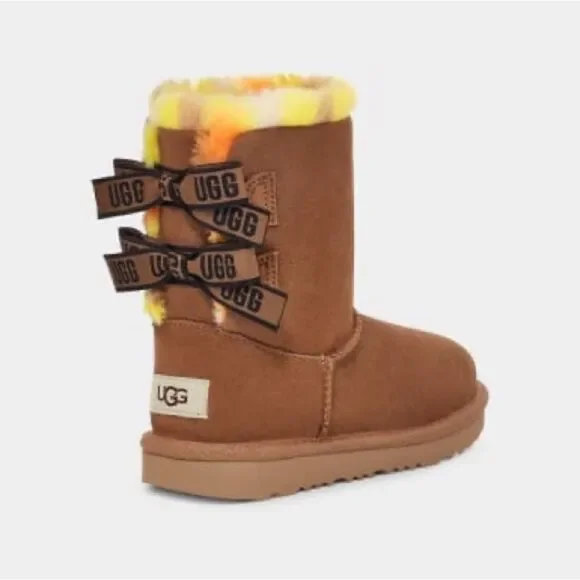 Ugg Bailey Bow Plaid Punk Womensize 5